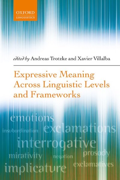 expressive meaning across linguistic levels and frameworks