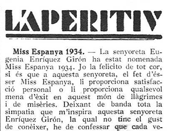 “Miss Espanya 1934”