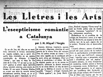 “L’escepticisme romàntic a Catalunya. III”