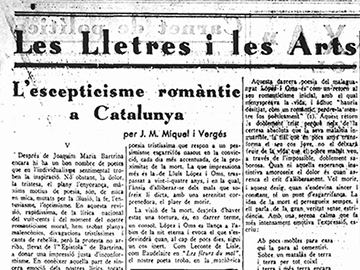 “L’escepticisme romàntic a Catalunya. V”