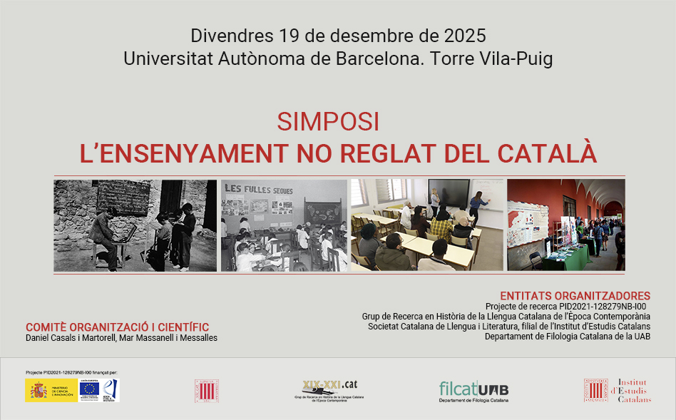 Simposi sobre l'ensenyament no reglat del català