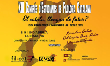 XIII Congrés d'Estudiants de Filologia Catalana