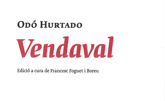 El GRAE publica Vendaval, d'Odó Hurtado