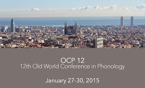 OCP12:  12th Old World Conference in Phonology