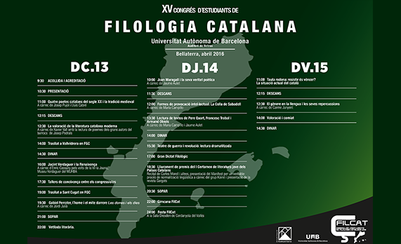 XV Congrés d'Estudiants de Filologia Catalana