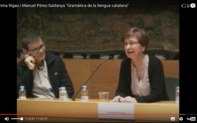Gemma Rigau i Manuel Pérez-Saldanya "Gramàtica de la llengua catalana"