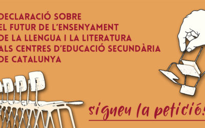 Declaració sobre l'ensenyament del català a secundària: signeu la petició!