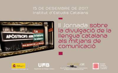 II Jornada sobre la divulgació de la llengua als mitjans de comunicació