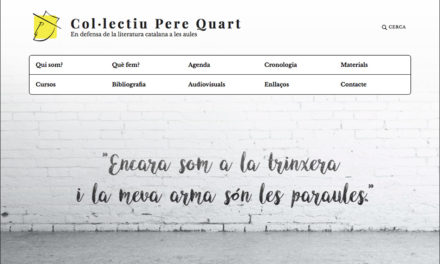 El Col·lectiu Pere Quart obre un blog