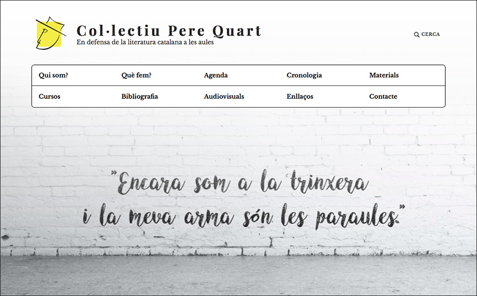 El Col·lectiu Pere Quart obre un blog