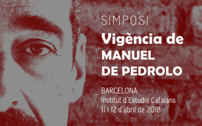 Simposi "Vigència de Manuel de Pedrolo"