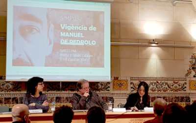 Fotografies del simposi "Vigència de Manuel de Pedrolo"