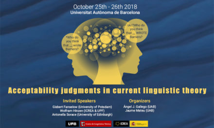 Workshop on acceptability judgments in current linguistic theory