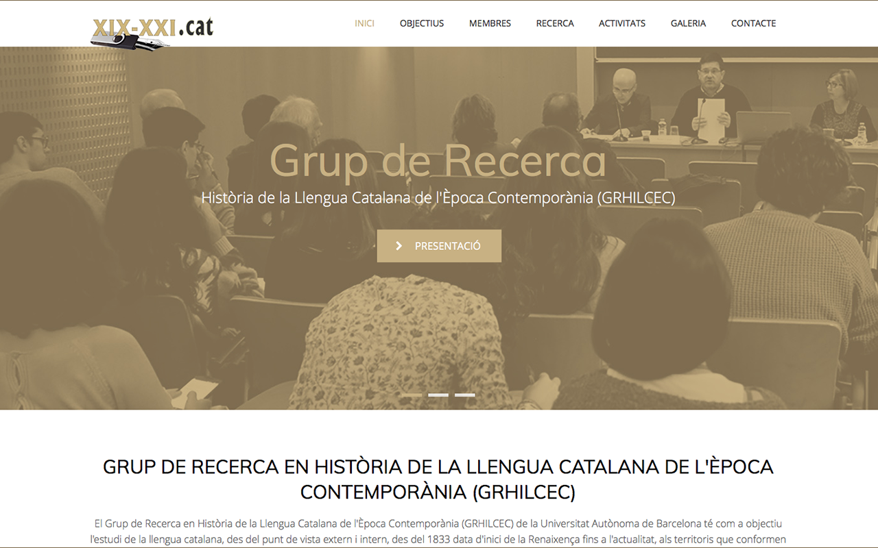 Grup de Recerca en Història de la Llengua Catalana de l'Època Contemporània (GRHILCEC)