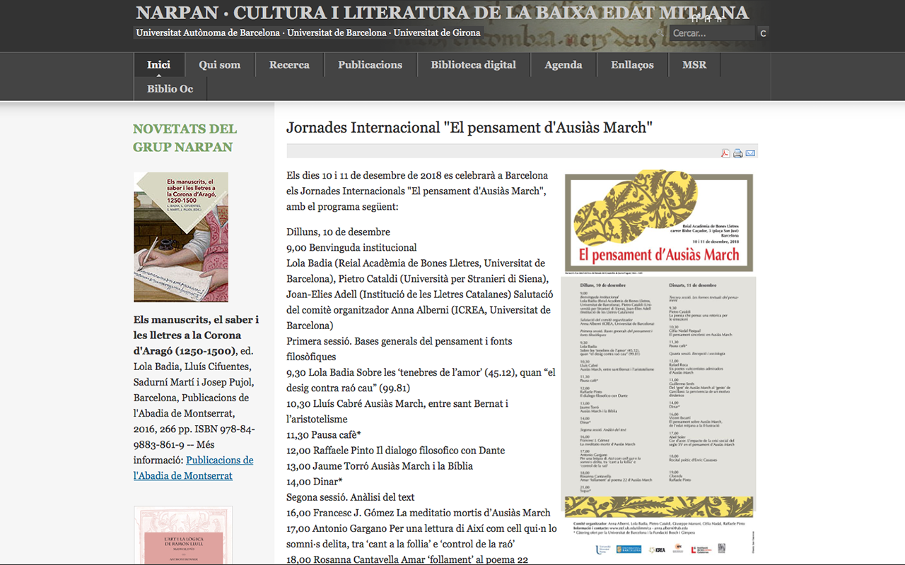 Grup de Literatura Catalana Medieval (NARPAN)