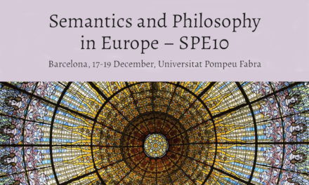Col·loqui "Semantics and Philosophy in Europe – SPE10"