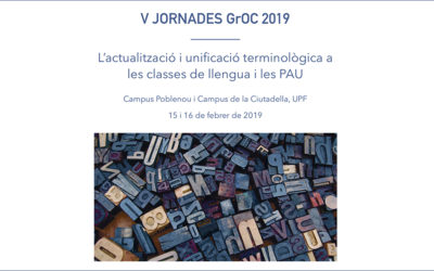 V Jornades GrOC 2019