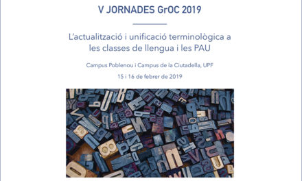 V Jornades GrOC 2019