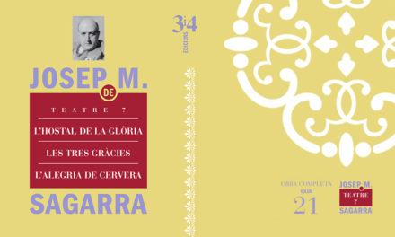 Els professors Francesc Foguet i Miquel M. Gibert dirigeixen l’edició crítica de l’Obra Completa de Josep Maria de Sagarra