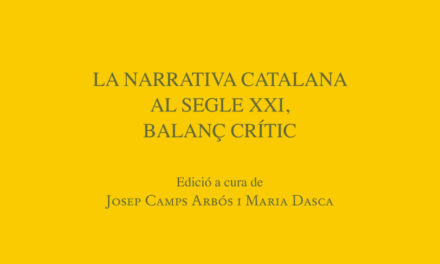 La SCLL publica "La narrativa catalana del segle XXI, Balanç crític"