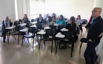 Fotografies de la sessió informativa sobre els màsters oficials i doctorats