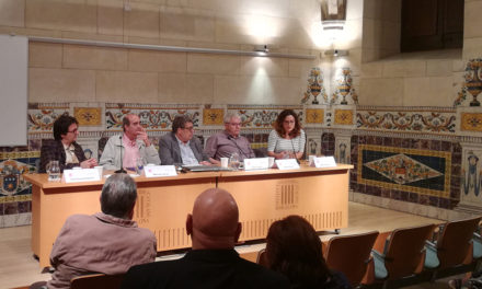 Fotografies de la presentació de "La narrativa catalana al segle XXI"