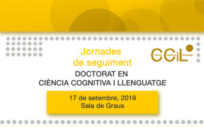 Jornada de seguiment del Doctorat en Ciència Cognitiva i Llenguatge