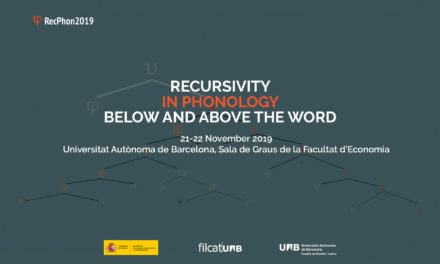 RecPhon 2019: Recursivity in phonology, below and above the word