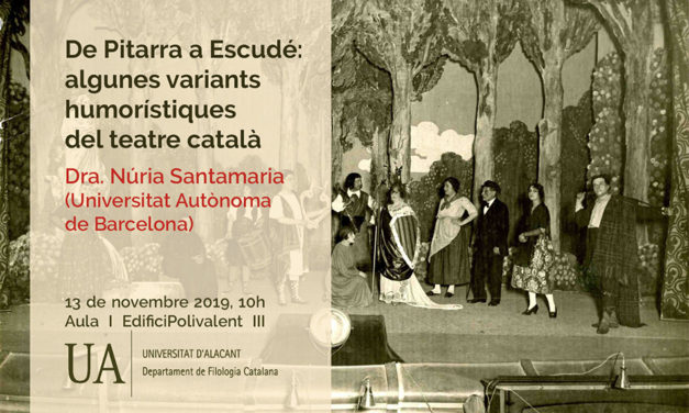 Conferència de Núria Santamaria a la Universitat d'Alacant