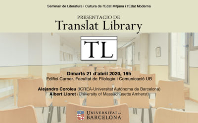 Presentació de la revista Translat Library