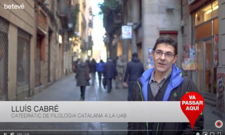 Lluís Cabré comenta a btv la Barcelona de Bernat Metge