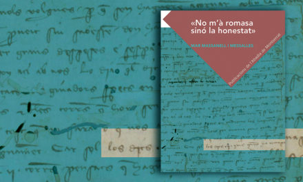 Mar Massanell publica el llibre «No m'à romasa sinó la honestat»