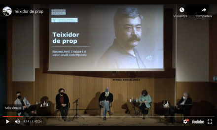 Vídeos del simposi Jordi Teixidor