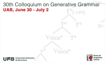 30th Colloquium on Generative Grammar