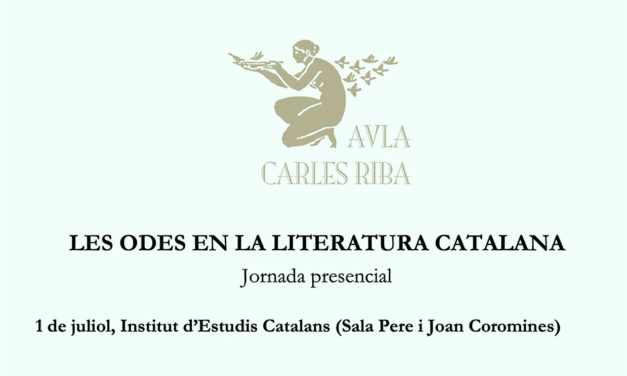 Jornada "Les odes en la literatura catalana"