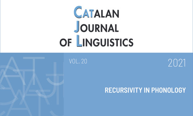 "Recursivity in phonology": nou volum de la revista CatJL