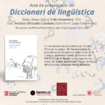 Presentació del <em>Diccionari de lingüística</em>