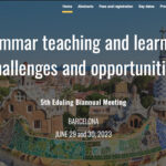 Grammar teaching and learning: 5th Eduling Biannual Meeting