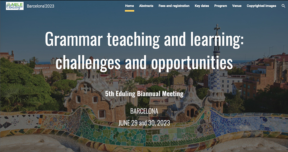 Grammar teaching and learning: 5th Eduling Biannual Meeting