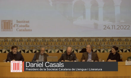 Usos socials del català: ponència de Daniel Casals
