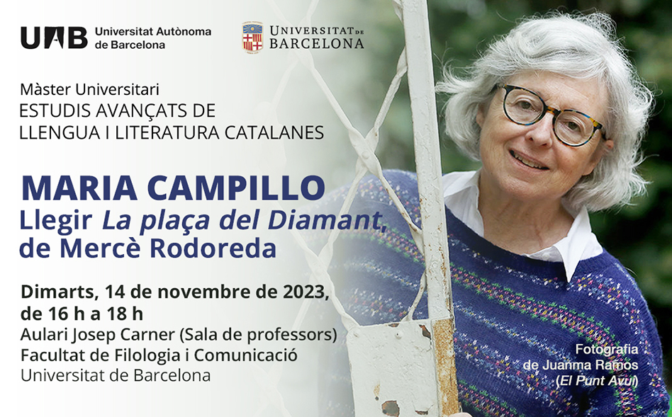 Conferència de Maria Campillo al Màster en Estudis Avançats