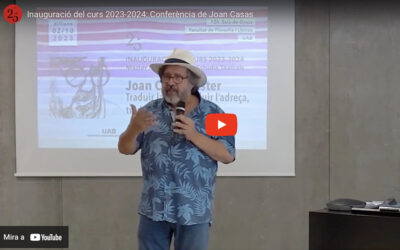 Vídeo de la conferència de Joan Casas en la inauguració del MUET