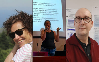 Seminari del CLT amb M. Teresa Espinal, Cristina Real i Xavier Villalba