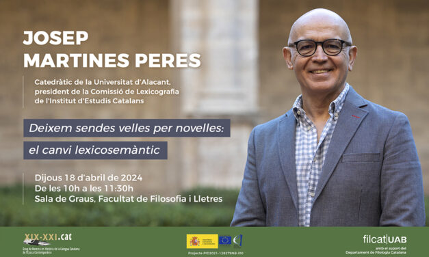 Conferència de Josep Martines Peres