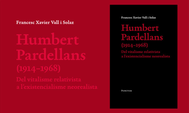Llibre de Xavier Vall sobre Humbert Pardellans <br>(1914-1968)