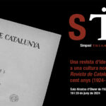 Simposi Trias: “Revista de Catalunya, cent anys”