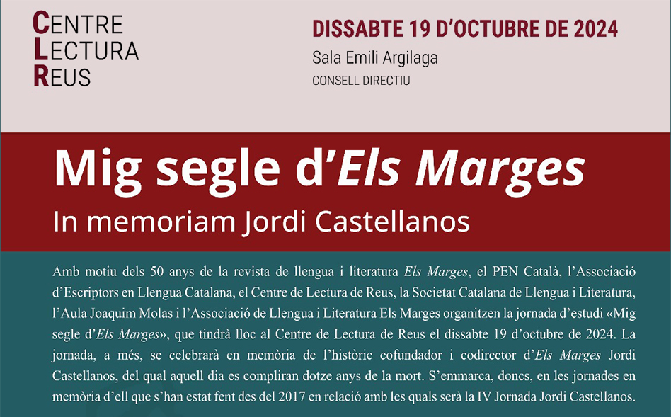 Mig segle d'”Els Marges”. In memoriam Jordi Castellanos