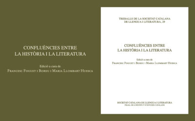 La SCLL publica “Confluències entre la història i la literatura”