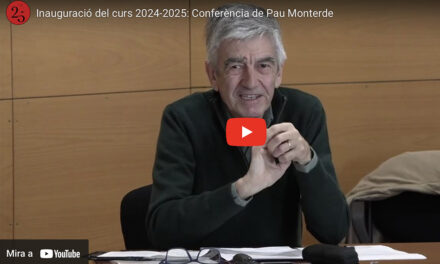 Vídeo de la conferència de Pau Monterde en la inauguració del MUET