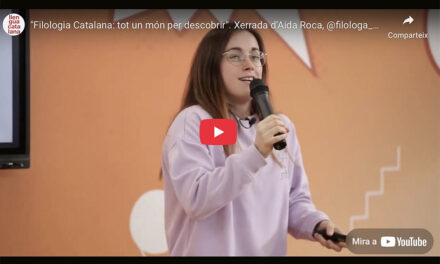“Filologia Catalana: tot un món per descobrir”